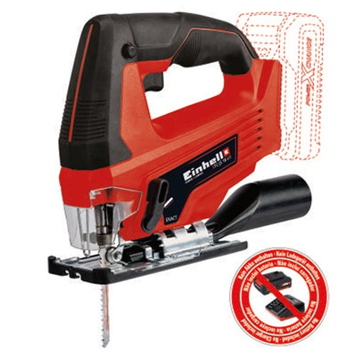 Einhell cordless jigsaw TC-JS 18 Li-Solo, 18 V, without battery and charger, red/black