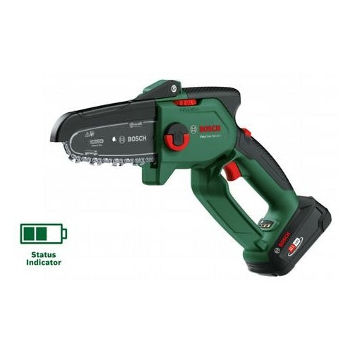 Cordless chainsaw Bosch EasyChain 18V-15-7 Solo, 18V, without battery and charger, green/black