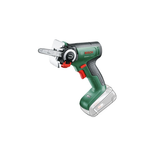 Cordless chainsaw Bosch NanoBlade UniversalCut 18V-65 (green/black, without battery and charger, POWER FOR ALL ALLIANCE)