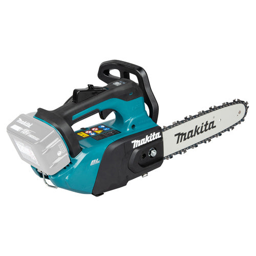 Makita DUC258Z01 Cordless Chainsaw 18V Brushless Motor, Top Handle, 25 cm Bar, XPT Protection, Automatic Chain Lubrication