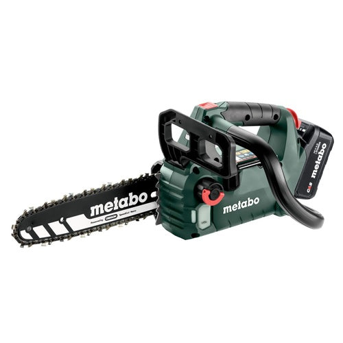 Metabo MS 18 LTX BL 25 (601595900) SET 18 V cordless chainsaw (green/black, lithium-ion battery 4.0 Ah 18 V)