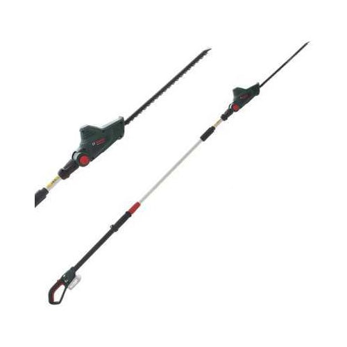 Cordless telescopic hedge trimmer Bosch UniversalHedgePole 18 Solo, without battery and charger, 16 mm tooth spacing, 43 cm length, green/black