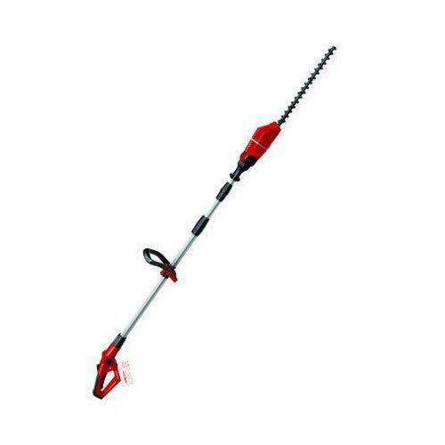 Einhell GE-HH 18/45 Li-T Solo cordless telescopic hedge trimmer, without battery and charger, red-black