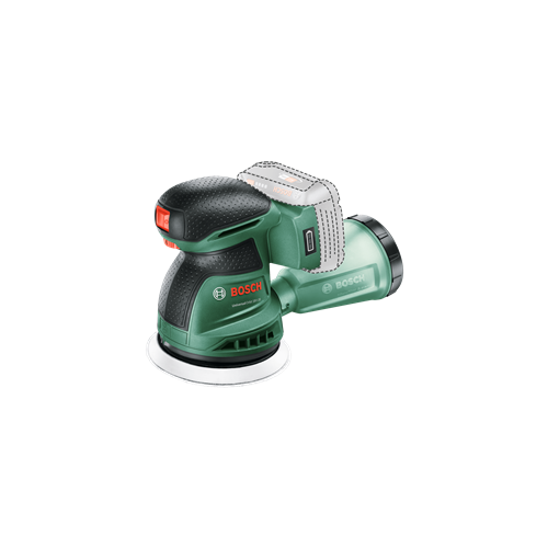 Cordless random orbital sander Bosch UniversalOrbit 18V-20 (without battery), 18 volts (green, without battery and charger, POWER FOR ALL ALLIANCE)