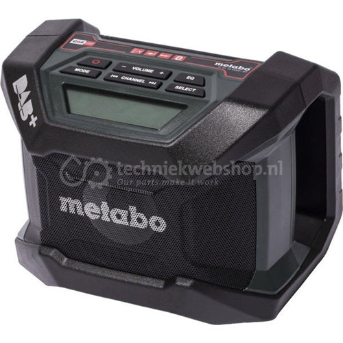 Metabo R 12-18 DAB+ BT cordless construction radio (600778850) (green/black, FM, DAB+, Bluetooth, without battery and charger)
