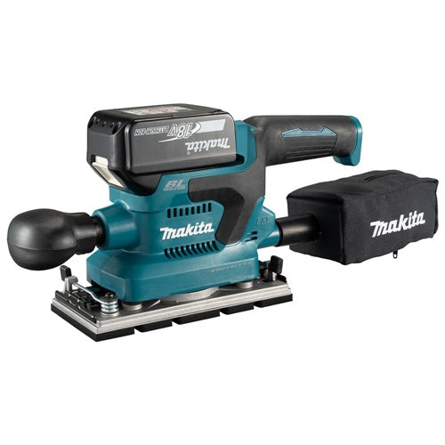 Makita DBO382Z cordless orbital sander, 18 volts (blue/black, without battery and charger)