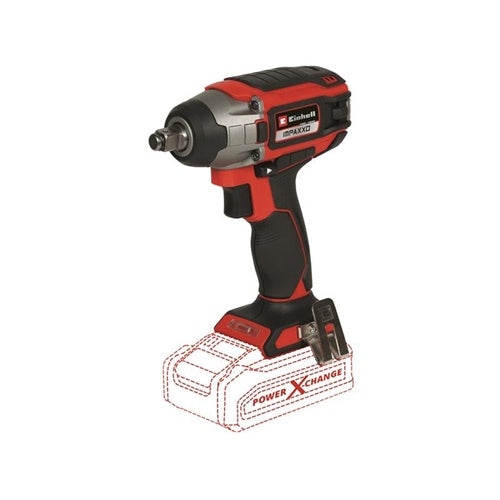 Cordless impact driver Einhell Impaxxo 18/230, 1/2"", 18V, without battery and charger, red/black