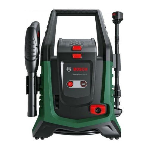Bosch Universal Aquatak 36V-100 Solo cordless high-pressure cleaner, 36V, without battery and charger, with self-vacuum kit, green/black