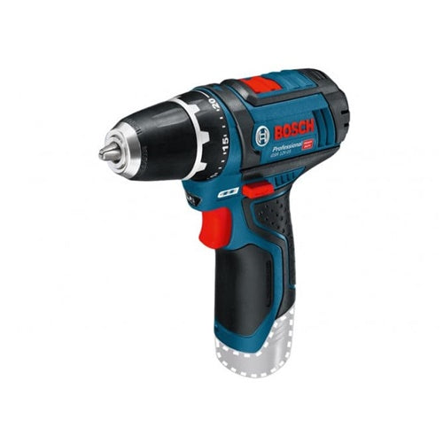 Cordless drill driver Bosch GSR 12V-15 Professional Solo, without battery and charger, blue/black