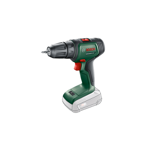 Cordless drill driver Bosch UniversalDrill 18V, without battery and charger, green/black