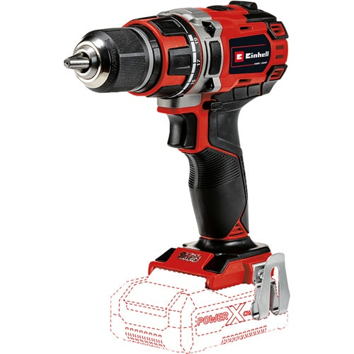 Einhell cordless drill driver TE-CD 18/50 Li Bl Solo, 18V, without battery and charger, red/black