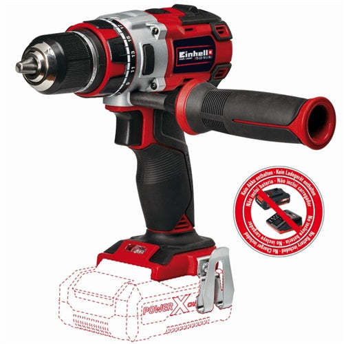 Cordless drill driver EinhelL TE-CD 18 Li Brushless- Solo, 18V, without battery and charger, red/black