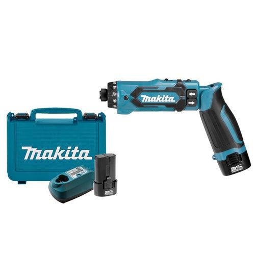 Cordless impact driver Makita DF012DSE, 2x Li-Ion battery, 7.2 V