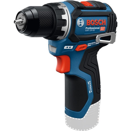 Cordless drill/driver Bosch GSR 12V-32 Professional, 12 volts (blue/black, without battery and charger)