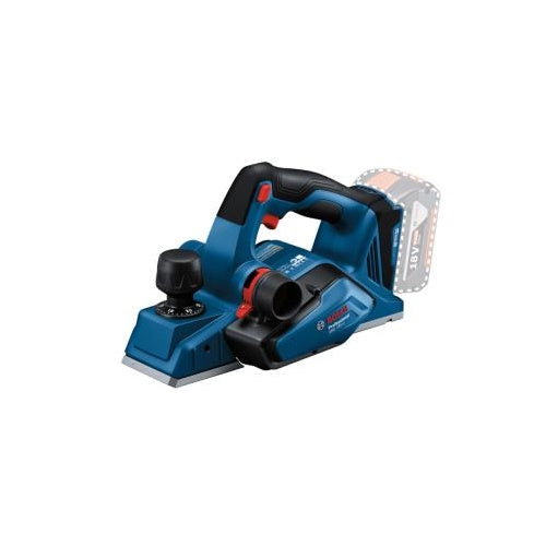 Cordless folding planer Bosch GHO 18V-26 Professional Solo, 18V, without battery and charger, in L-Boxx, blue/black