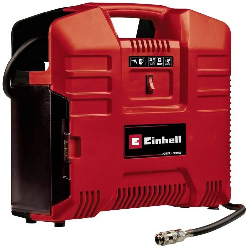 Cordless compressor with case Einhell TE-AC 36/8 Li OF Set - Solo, 36V (2x18V) (red, without battery and charger)