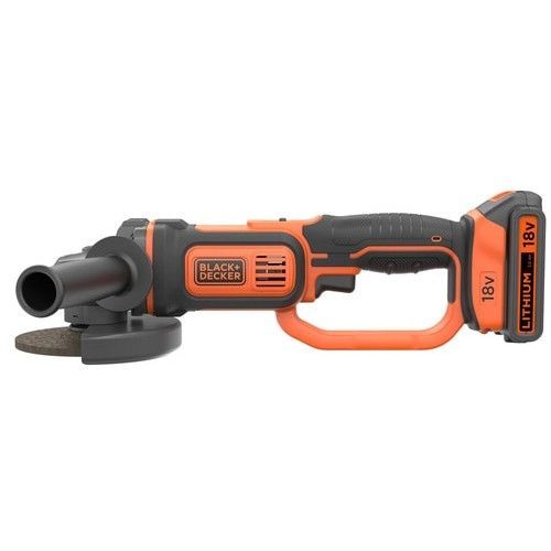 Cordless angle grinder Black & Decker BCG720N, 18 volts (black/orange, without battery and charger)