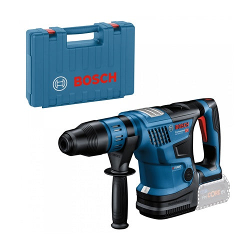 Cordless hammer drill Bosch Biturbo GBH 18V-36 C Professional Solo, without battery and charger, Bluetooth model, case, blue/black