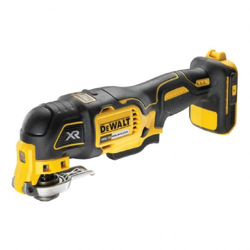 DeWalt DCS355N-XJ 18-volt cordless multi-tool (basic version) (yellow/black, battery not included, includes 30-piece accessory set)