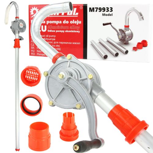 Aluminum manual flow pump for barrels up to 200L