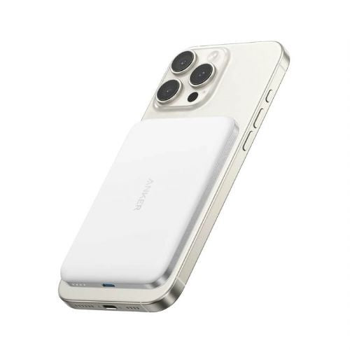Anker Nano Slim Powerbank, 5000 mAh, Qi2 MagSafe, white