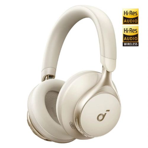 Anker Soundcore Space One Bluetooth headphones, cream