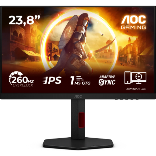 Monitor AOC Agon 24G4ZR 23.8" IPS FHD 260Hz 1ms G-SYNC Pivot