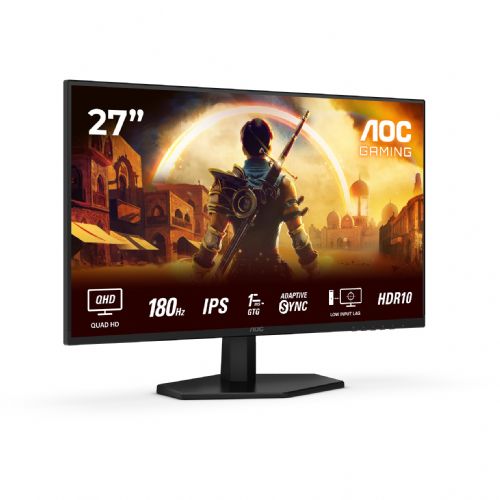 Monitor AOC Q27G42XE 68,6 cm (27"), 2560 x 1440, 1 ms, 2 x HDMI, DP, črna
