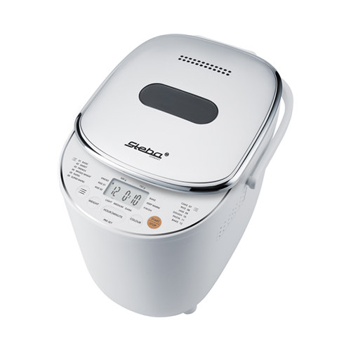 Aparat za peko kruha Steba BM 3, 600 W, za kruh do 750 g, 12 programov, bela/srebrna