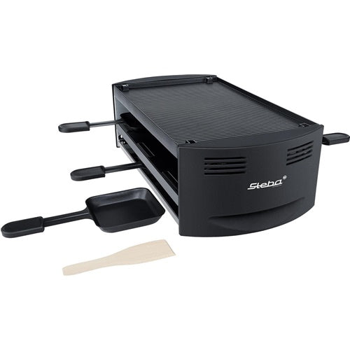 Aparat za raclette Steba RC 6 Bake & Grill, črn