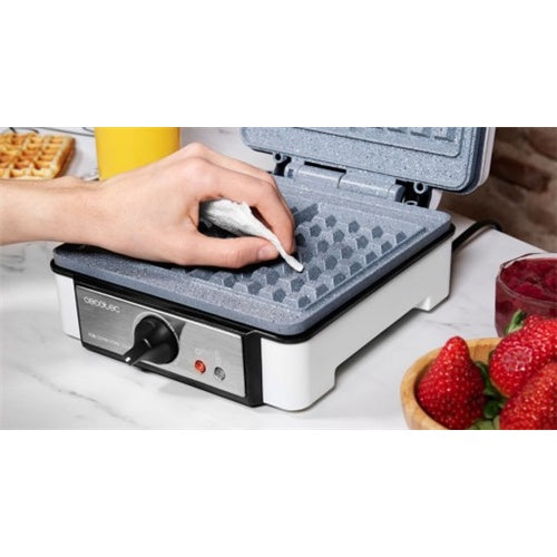 Aparat za vaflje Cecotec Fun Gofrestone  (bela/črna)