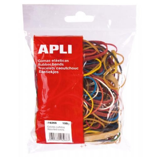 Apli Elastics various sizes and colors 100 g
