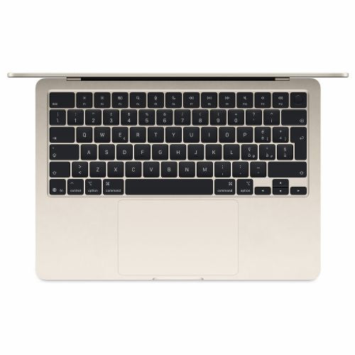 Prenosnik Apple Mac Book Air: Čip Apple M5 z 10-jedrnim procesorjem in 10-jedrnim grafičnim procesorjem, 16 GB, 1 TB SSD, DE, MacOS, Starlight