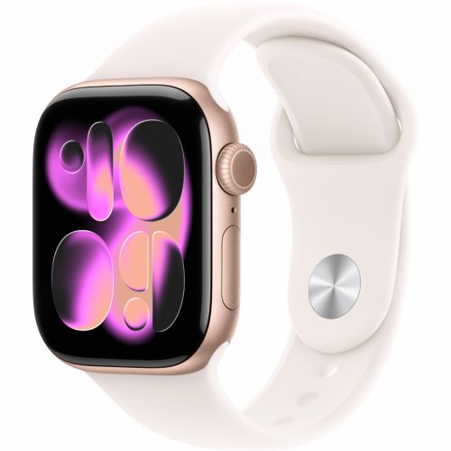 Pametna ura Apple Watch S11 Aluminium Cellular 42mm Rosegold (Sportarmband blassrosa) M/L