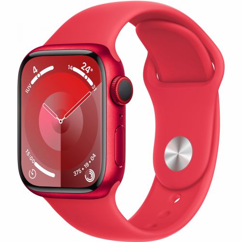 Pametna ura Apple Watch S9 Aluminium Cellular 41mm rdeča (športni pašček rdeč) S/M NOVO