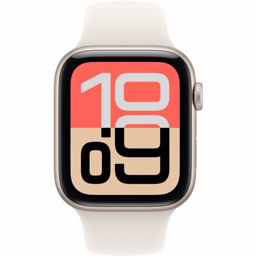 Pametna ura Apple Watch SE 3 Aluminium Cellular 44mm Polarstern (Polarstern Sport Band) S/M