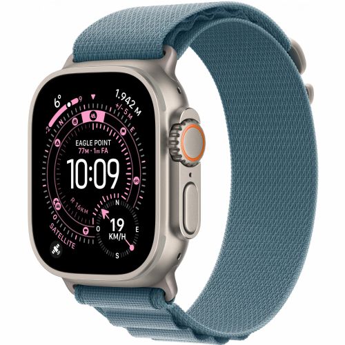 Pametna ura Apple Watch Ultra 3 Titanium Cellular 49mm Natur (Alpine Loop svetlo modra) Large