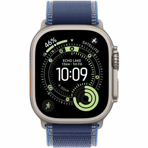 Pametna ura Apple Watch Ultra 3 Titanium Cellular 49mm naravna (modra/svetlo modra) M/L