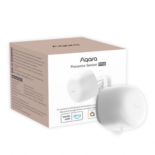 Senzor prisotnosti Aqara FP1E, Zigbee 3.0, Matter, domet 6 m, 120 stopinj