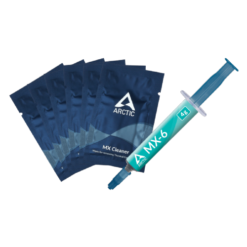 ARCTIC cleaning cloths MX Cleaner + MX-6 4g thermal paste 2lhi5a5fxko