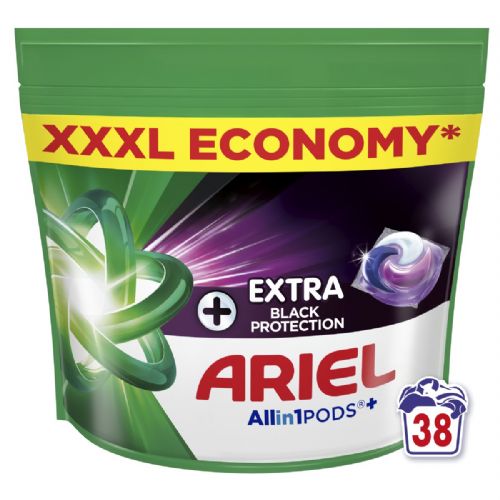 Ariel + Extra Black Dark Laundry Capsules, 38 washes