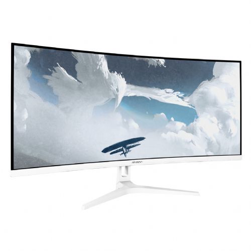 Monitor Arozzi TFT Nova 34" VA 165 Hz ukrivljen 4K Ultra HD bel