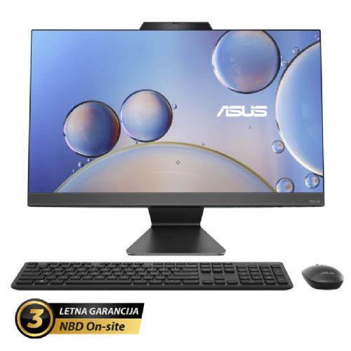 AIO računalnik ASUS A3402WVA 23,8" (60,45cm) FHD i5-1335U 8GB 512GB Windows 11 Pro tipkovnica + miška črn (A3402WVAK-WB51C0)