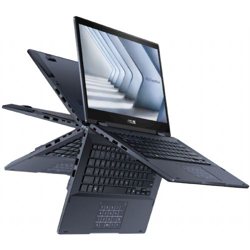 Prenosnik Asus ExpertBook B3 Flip (B3402FVA-WB74D0X), Intel Ultra 7-150U/24 GB/SSD 1 TB NVMe/35,5 cm (14'), FHD, Touch, 400 niti/BL KEY/Win11Pro (90NX07N1-M00E10)