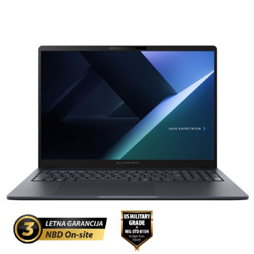 Prenosnik Asus ExpertBook B5 B5605CCA-WB75E0X Intel Ultra 7-255H/32GB/SSD 2TB NVMe/40,64 cm (16,0'') WQXGA 400nits 144Hz/Win11Pro, modra (90NX08F1-M001W0)