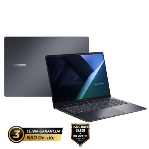 Prenosnik Asus ExpertBook B5 B5605CCA-WB75E0X Intel Ultra 7-255H/32GB/SSD 2TB NVMe/40,64 cm (16,0'') WQXGA 400nits 144Hz/Win11Pro, modra (90NX08F1-M001W0)