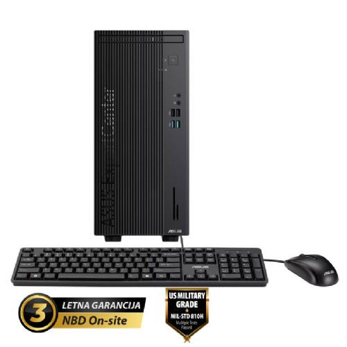 Namizni računalnik ASUS ExpertCenter D5 Mini Tower Core i7-14700 32GB 1TB Windows 11 Pro tipkovnica miška (D501MER-WB75D0X)