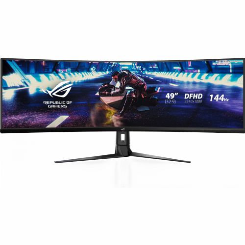 Monitor Asus STRIX XG49VQ 124,49cm (49") 3840x1080, VA, 450 cd/m2, 144Hz, DP, HDMI, HDR400, FreeSync Premium, zvočniki, črna 98116269