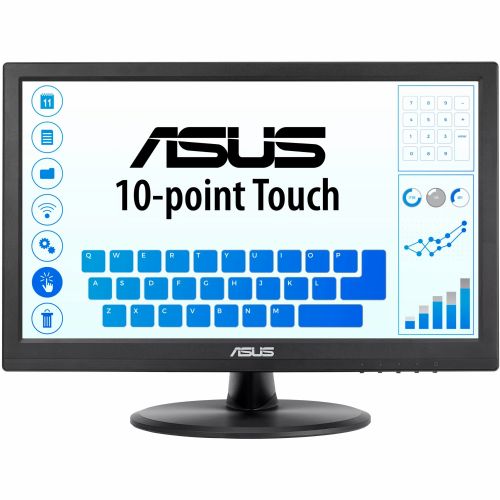 Monitor Asus Touch VT168HR 39,6 cm (15,6"), 1366 x 768 WXGA, 16:9, TN, Touch, 220cd/m2, 5ms, črna