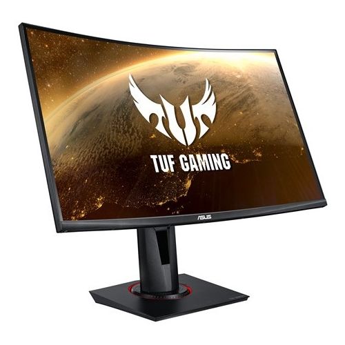 Monitor Asus TUF Gaming VG27VQ, 68,6cm (27"), 1920 x 1080 FHD, 16:9, VA, 400cd/m2, 1ms, ukrivljen, črna